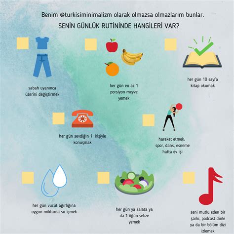 Sağlıklı Bir Hayat İçin Günlük Rutin Önerileri